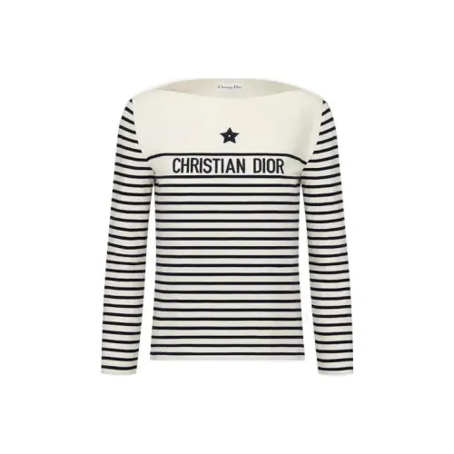 DIOR SS23 T Рубашка Женская Морской Синий