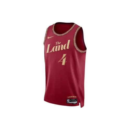 NBA x Nike Cleveland Cavaliers Городская Edition Swingman Эван Mobley Баскетбольная Джерси Унисекс Бордовый