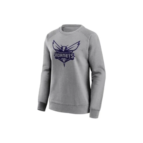 NBA Charlotte Hornets Fanatics Толстовка Женская Серого цвета