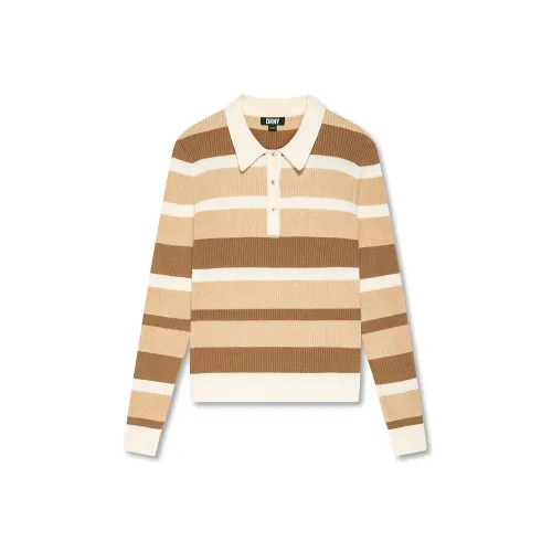 DKNY FW24 Свитер Женский Средний Кофейный