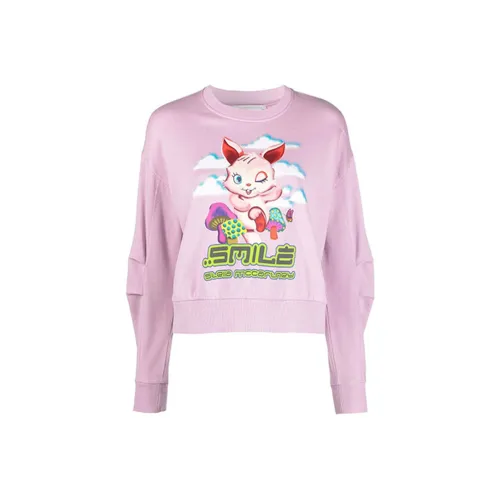 STELLA MCCARTNEY Фиолетовый Женские Свитшоты