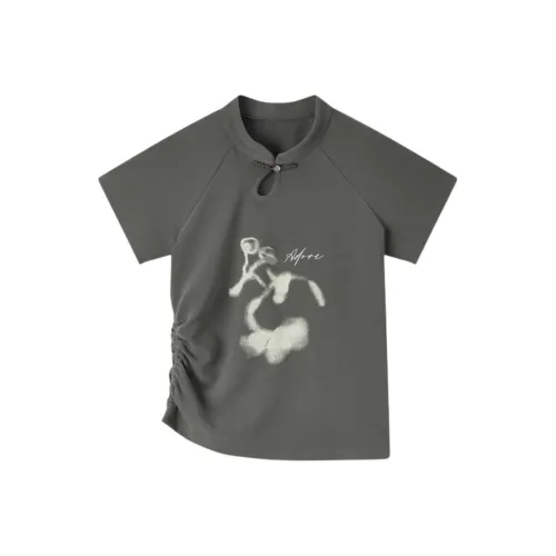 EICHITOO T-рубашка Женская Темно-серая