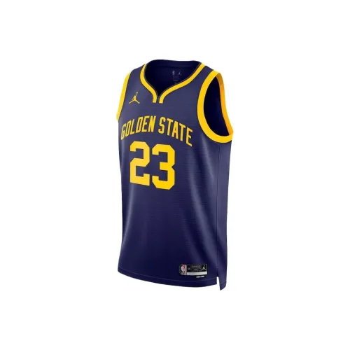 NBA Golden State Warriors Jordan Statement Edition Swingman Баскетбольная Джерси Унисекс Синий