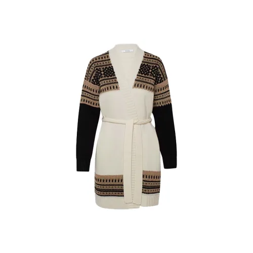 MaxMara Свободный крой Трикотаж Женский Кремовый Желтый