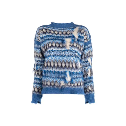 Maison Margiela SS22 Свитер Женский Синий