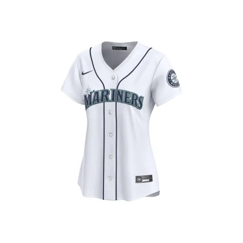 nike Julio Rodriguez Seattle Mariners T-рубашка Женская Белая