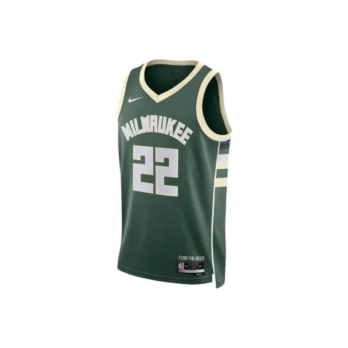 NBA x Nike Баскетбольная Джерси Milwaukee Bucks Унисекс Зеленая