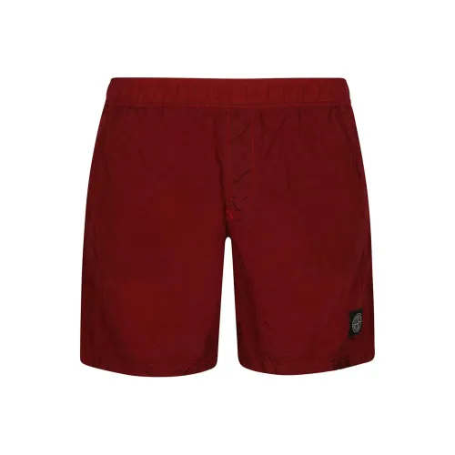 STONE ISLAND Повседневные шорты Мужские Красные