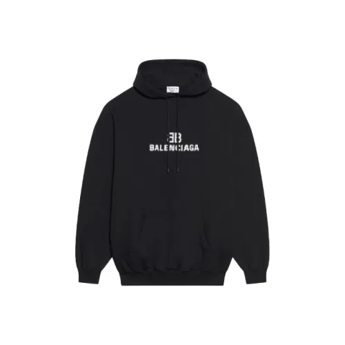 Balenciaga Свитшот Стандартный крой Женский Черный