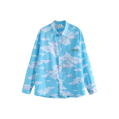 OAKAO Синие Унисекс Рубашки