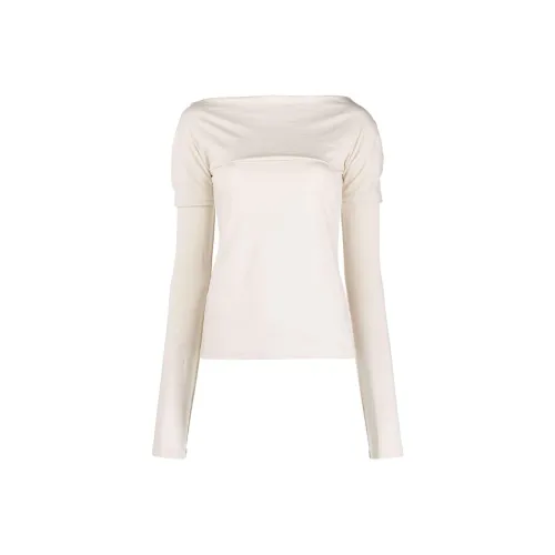 Low Classic SS24 T Shirt Женская Светлый Бежевый