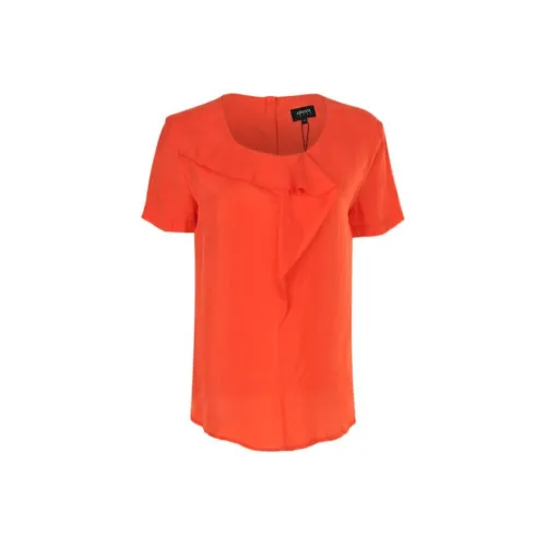 ARMANI JEANS SS23 Стандартная T-рубашка Женская Оранжевая