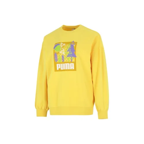PUMA Лимон Женские Свитшоты