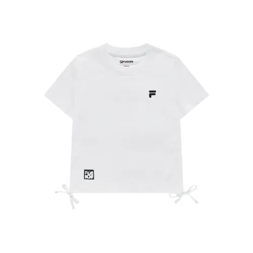 FILA FUSION FUSIONCollection SS24 T-Shirt Женская Стандартная Белая
