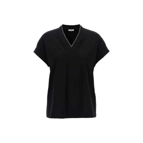 Brunello Cucinelli Черные Женские Рубашки T