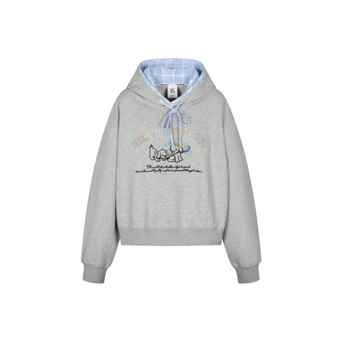 BETWEENAND Толстовка Женская Серого цвета