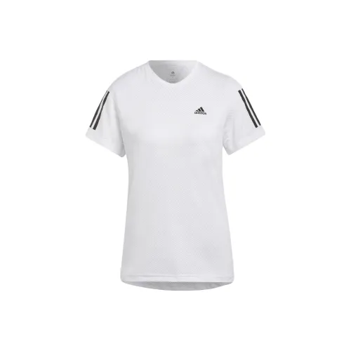 Adidas OWN THE RUN Бег Т-Рубашка Женская Белая