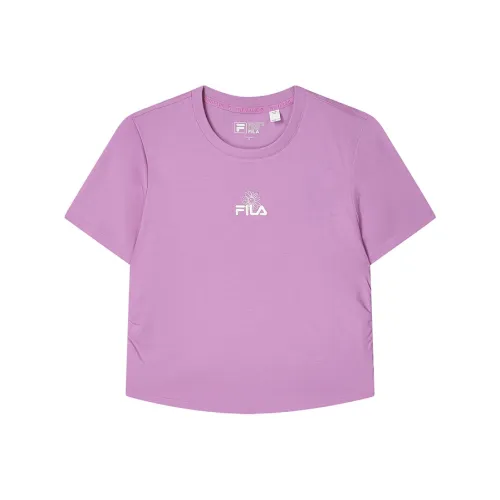 FILA T Рубашка Женская Фиолетовая Глина Красная