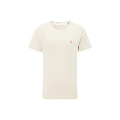 CK Calvin Klein T-Shirt Женская Бежевая