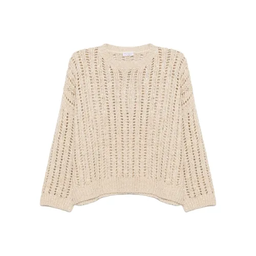 BRUNELLO CUCINELLI Свитер Женский Светлый Бежевый