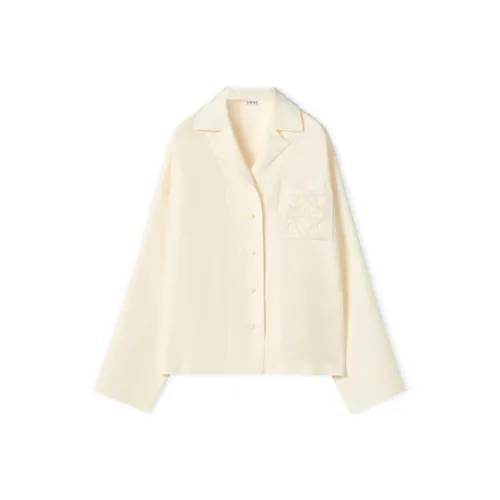 LOEWE Молочно-белые Женские Рубашки