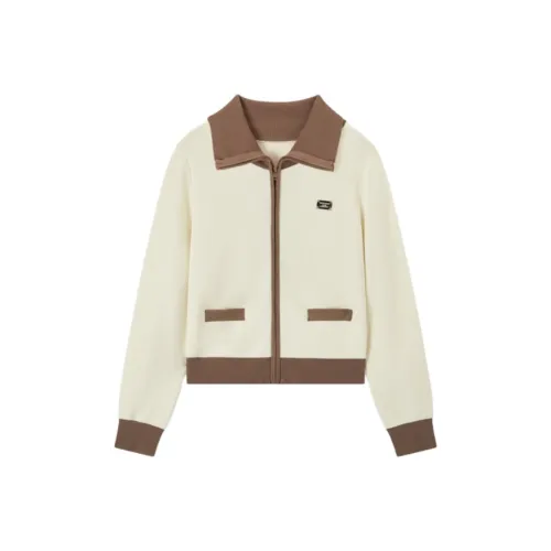 EICHITOO Трикотаж Женский Экрю Отделка