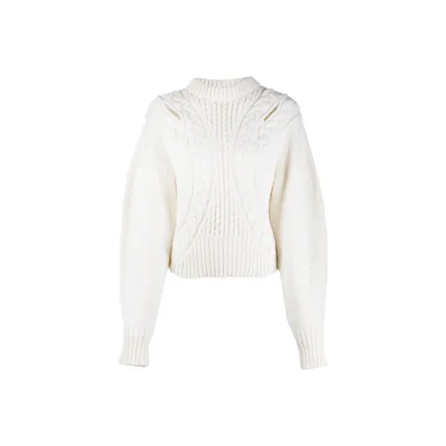 Alexander McQueen Белый Женские Кашемировые Свитеры
