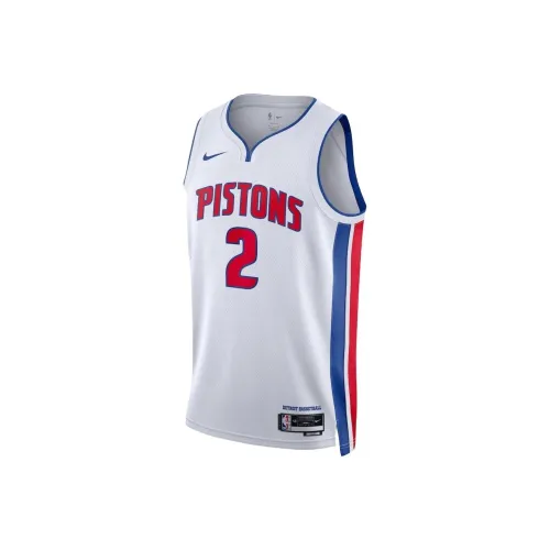 NBA Detroit Pistons Etroit Pistons Association Edition Баскетбольная Джерси Унисекс Белый