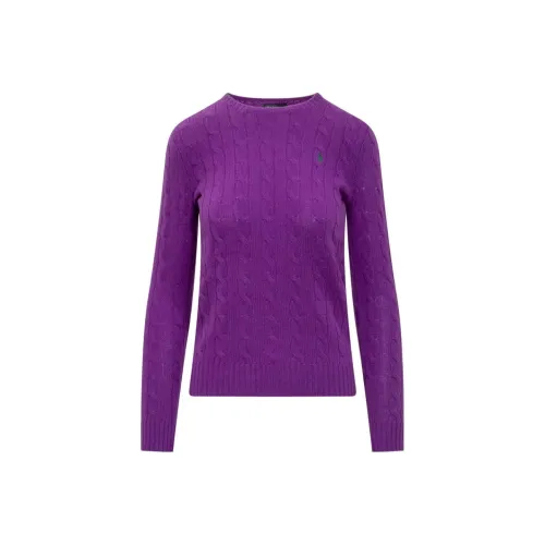 Polo Ralph Lauren FW23 Свитер Женский Фиолетовый