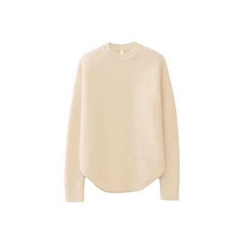 Lauren Manoogian FW24 Waffle Crewneck Свитер Женские Vanilla Vanilla