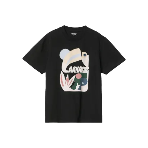 Carhartt WIP Collaboration Detour editorial series Черные Женские футболки