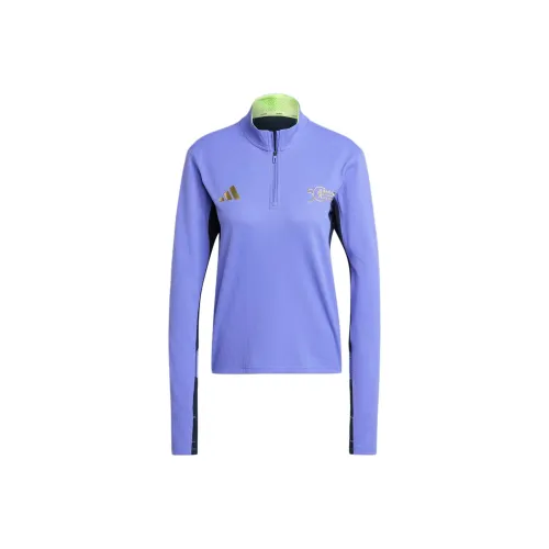 Adidas FW24 Свитшот Женский Полу-Кобальтовый Синий