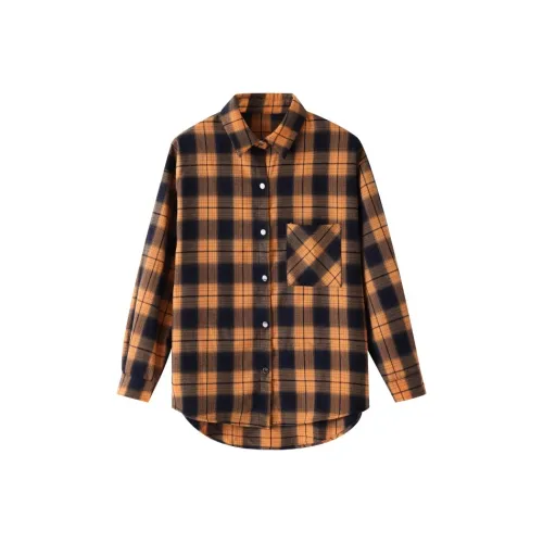 Huagaa Желтые Женские Рубашки