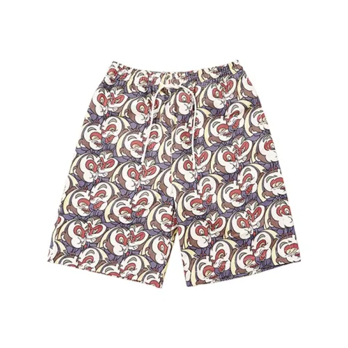 WOOKONG x DANAOTIANGONG Повседневные шорты Унисекс King of the Monkeys Гороховый узор с принтом Шорты