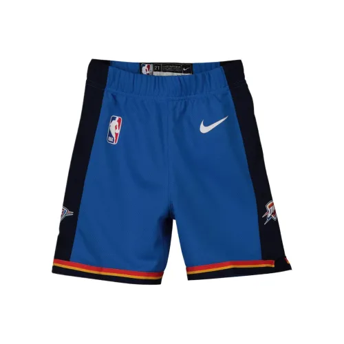 NBA x Nike Oklahoma Thunder ICON Collection Баскетбольные шорты Мужские Синие
