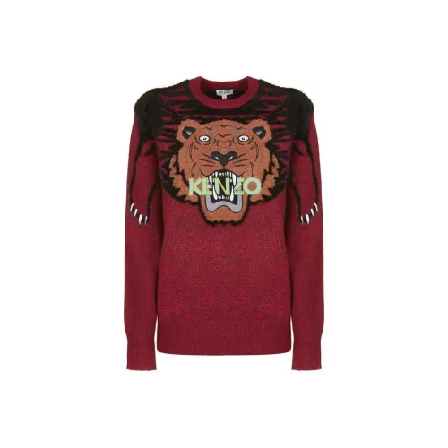 KENZO Женские свитеры красного цвета