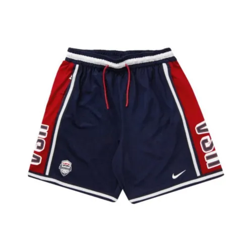 Nike USA Basketball Olympic Team Series Обсидиан/Спортивный красный/Белый Мужские баскетбольные шорты