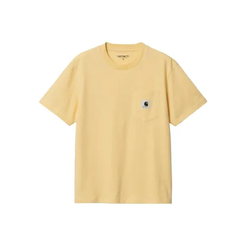 Carhartt WIP SS23 Frontier SERIES Желтые Женские Футболки