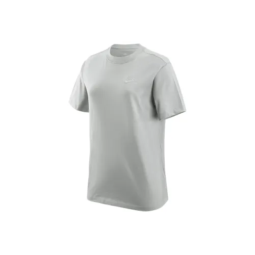 Nike T-Shirt Женская Светлая Серебряная