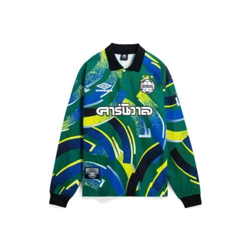 Umbro Carnival Co Branded Модель SS24 Футбол Джерси Унисекс Зеленый