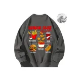 Флисовая подкладка, темно-серый