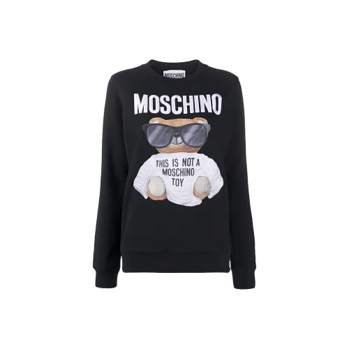 MOSCHINO Черные Женские Свитшоты