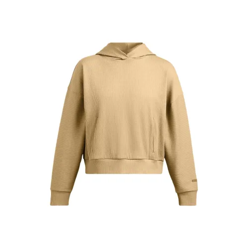 Under Armour Rib OVERSIZED Hoodie Hoodie Women's Camel