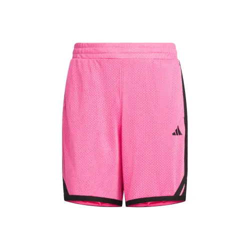 Adidas Баскетбол SS25 Спортивные шорты Мужские Полу Неон Розовый