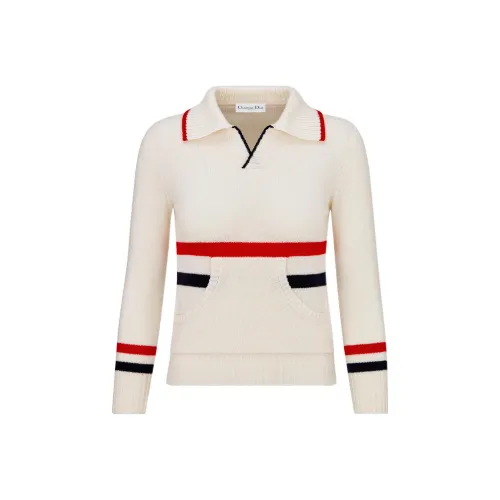 DIOR SS22 Slim Fit Sweater Women's White