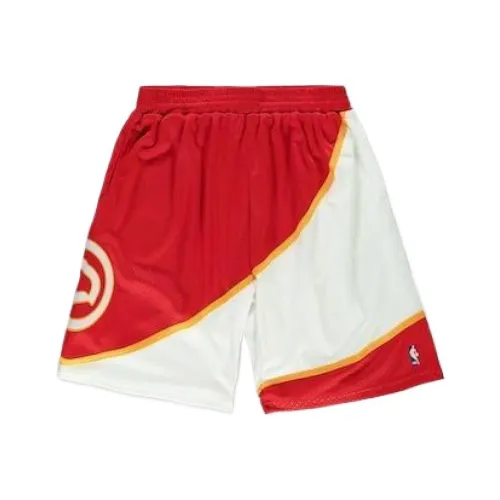 NBA x MITCHELL NESS Atlanta Hawks Big Tall Hardwood CLASSICS Team Swingman Баскетбольные шорты Мужские Red