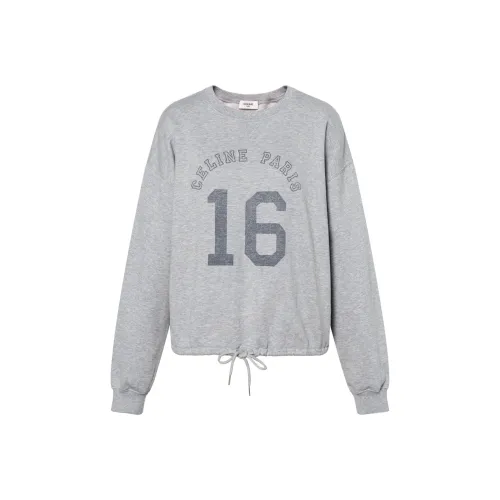 CELINE FW21 Толстовка Женская Серого цвета