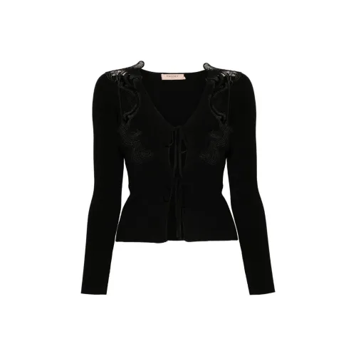 TWINSET Milano SS24 Трикотаж Женский Черный