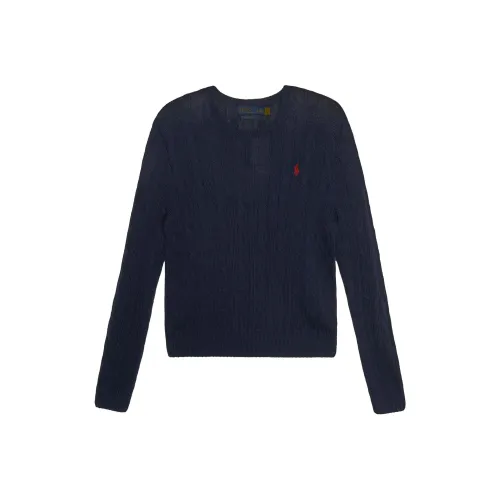 Polo Ralph Lauren Морской синий Женские Трикотаж