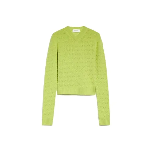 СпортMa Salve Collection Fancy KNIT Wool And Cashmere Sweater Women's Green